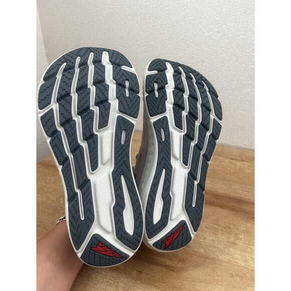 Altra Torin 7 Sneakers Men's Gray Red Lace-Up Athletic Running Shoes - Picture 11 of 12